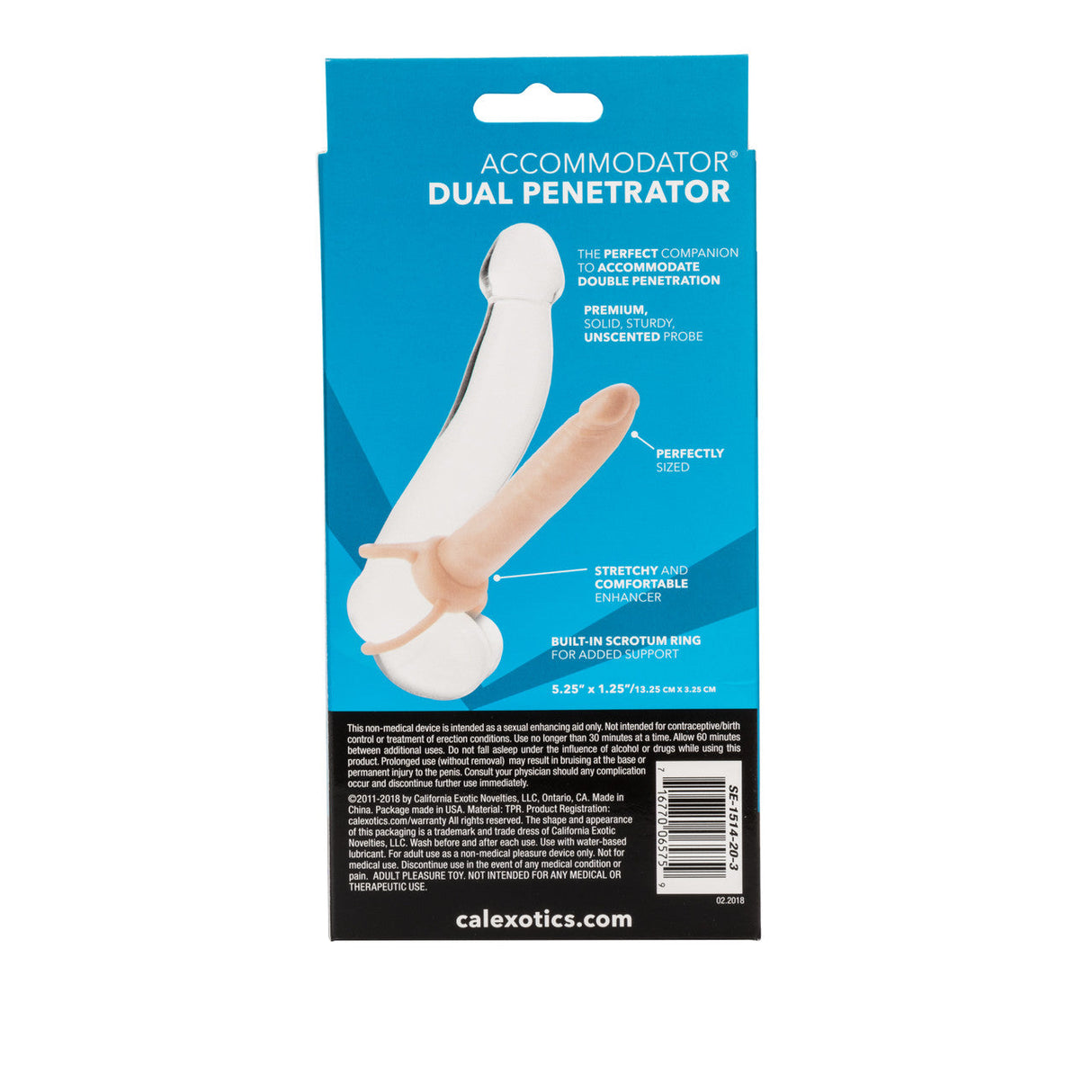 Accommodator Double Penetration Strap On