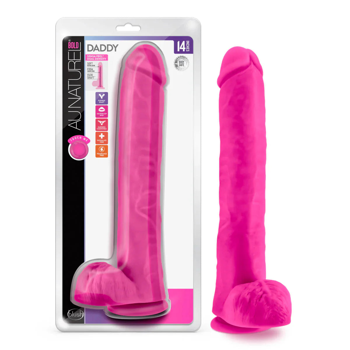 Au Naturel Bold Daddy 14 Inch Dildo