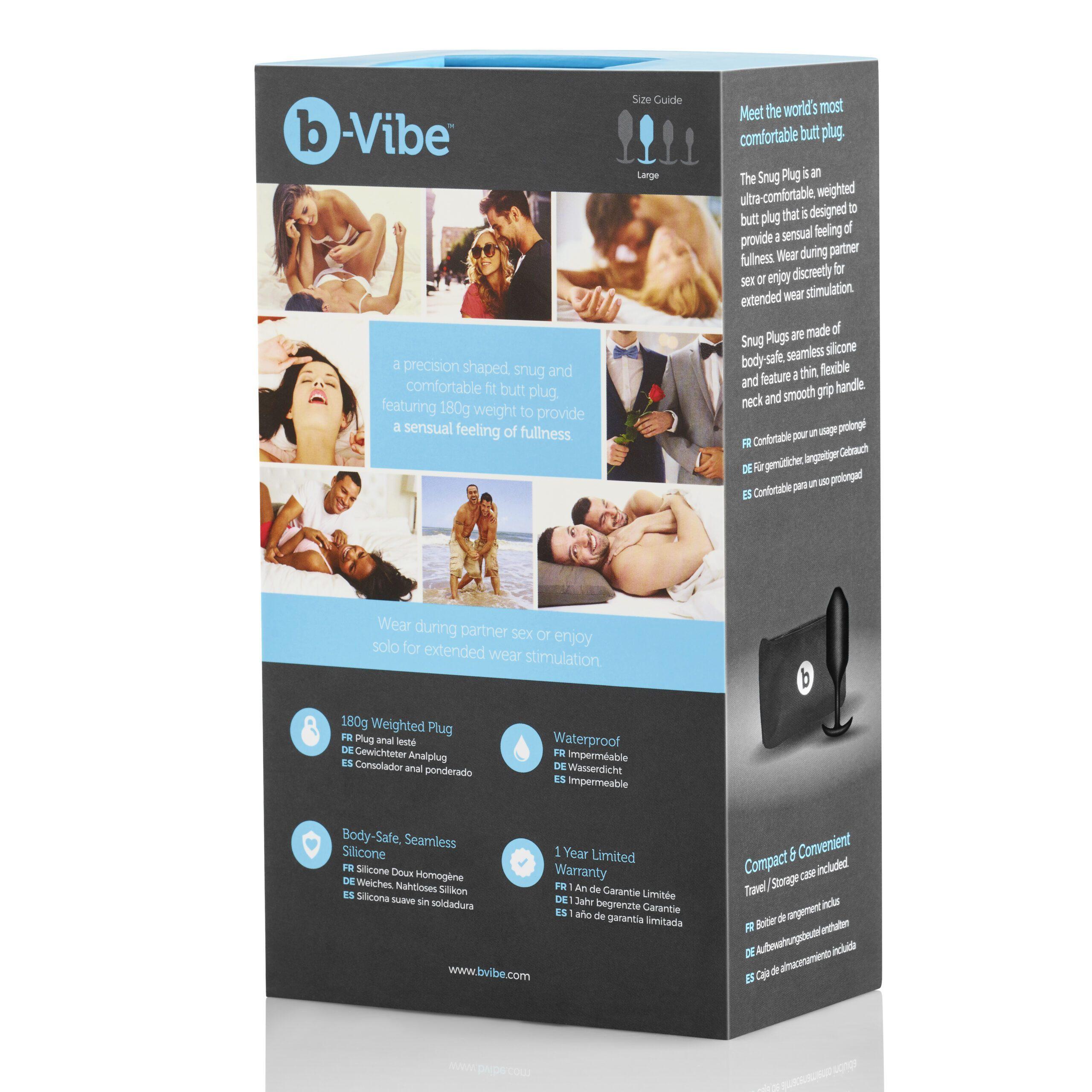 b-Vibe Weighted Snug Plug 4