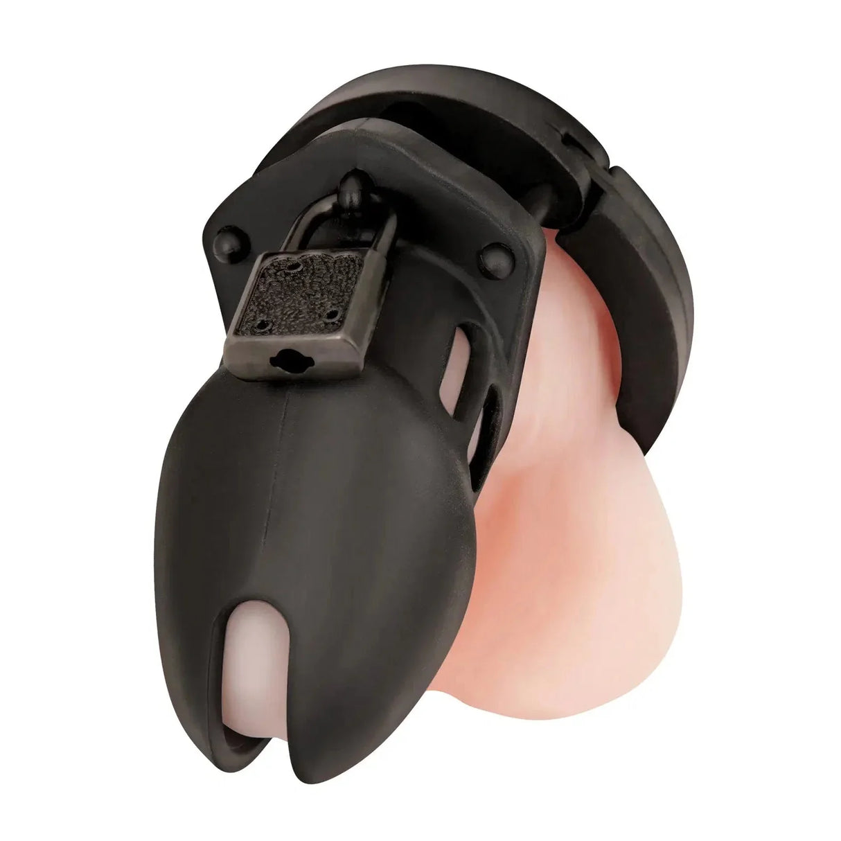 Blue Line Silicone Chastity Cage