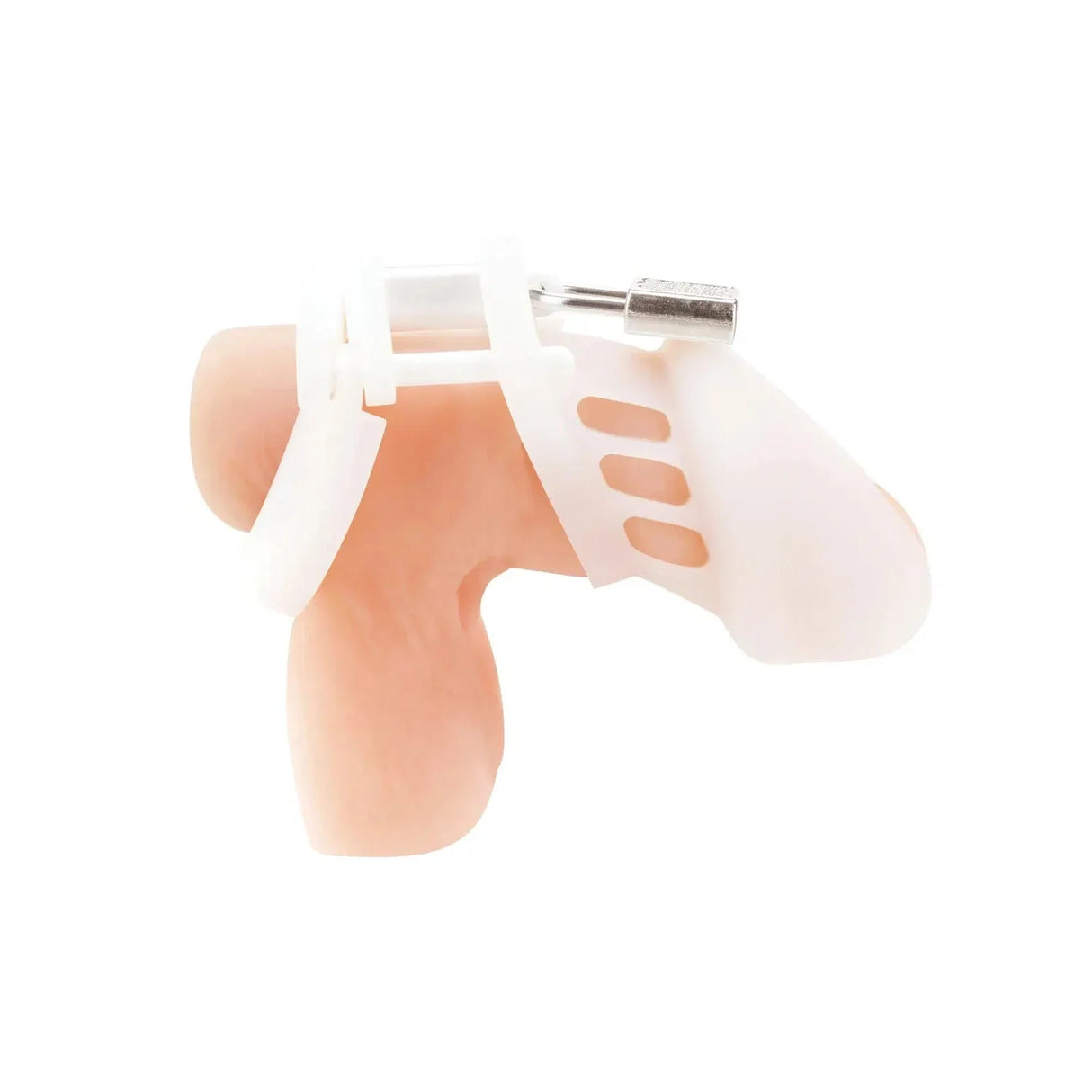 Blue Line Silicone Chastity Cage