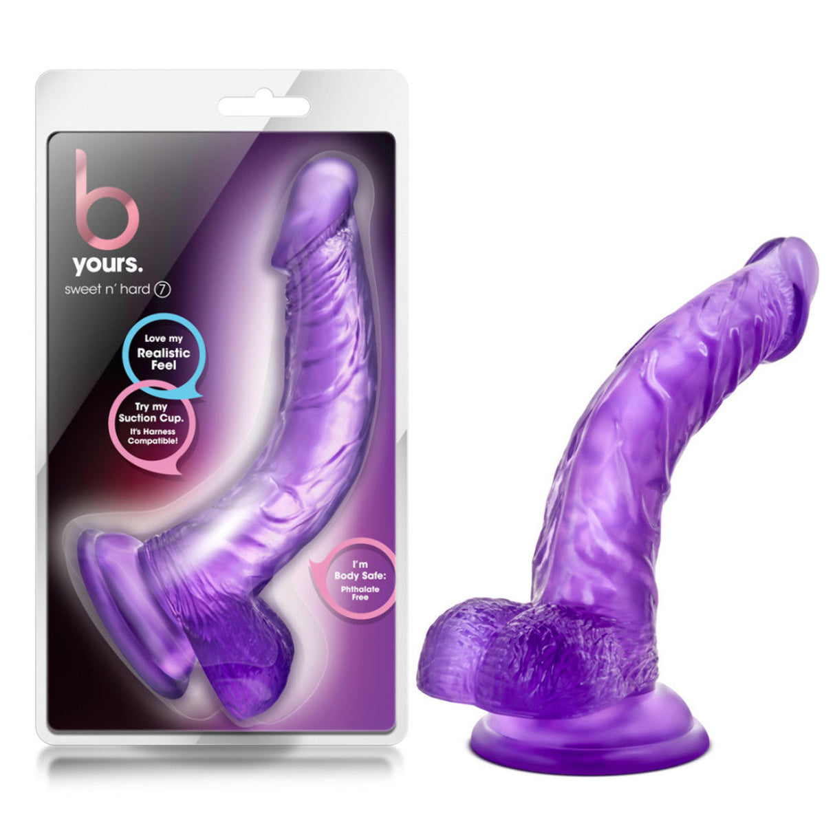Blush B Yours Sweet n' Hard 7 Dildo with Suction Cup