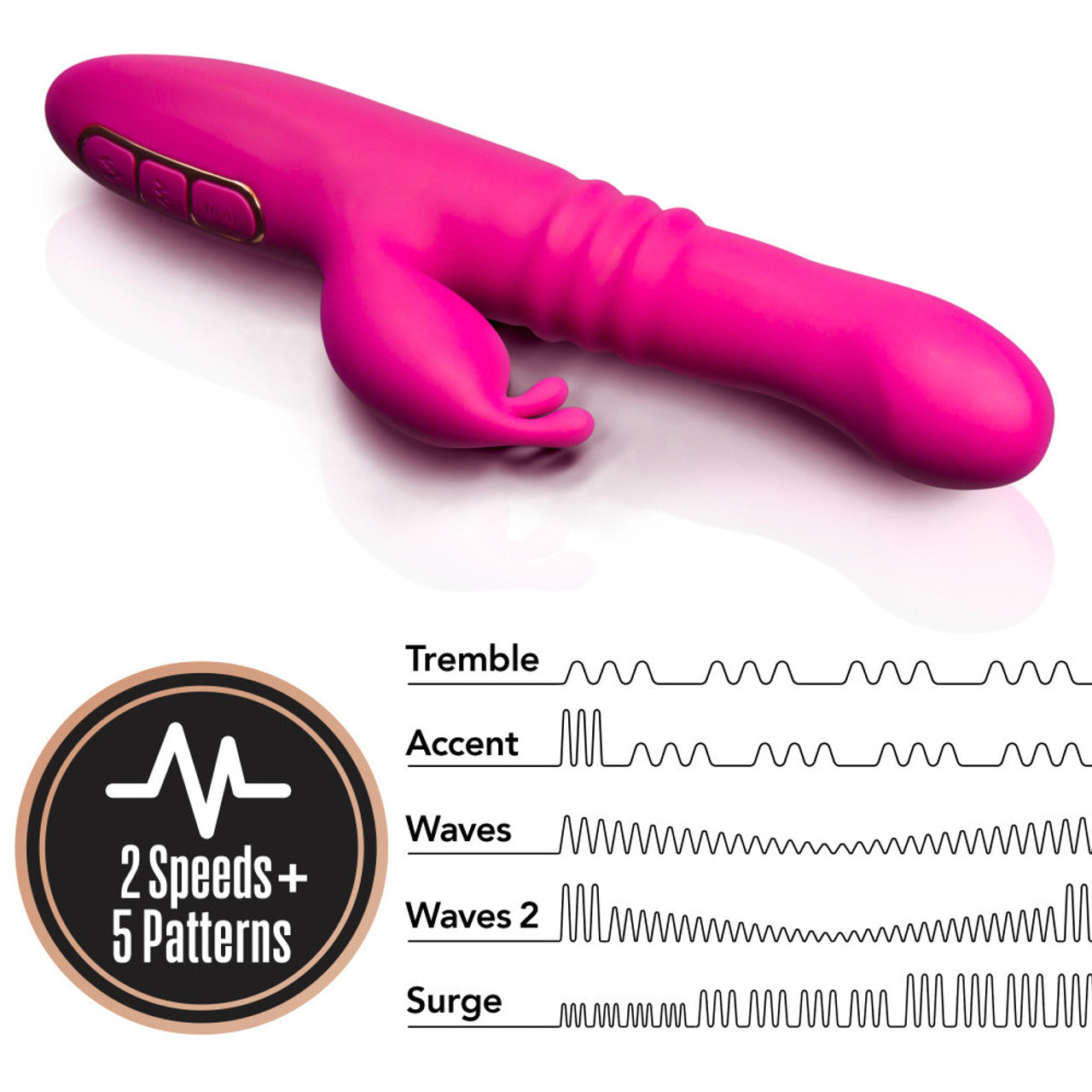 Blush Lush Kira Thrusting Rabbit Dildo