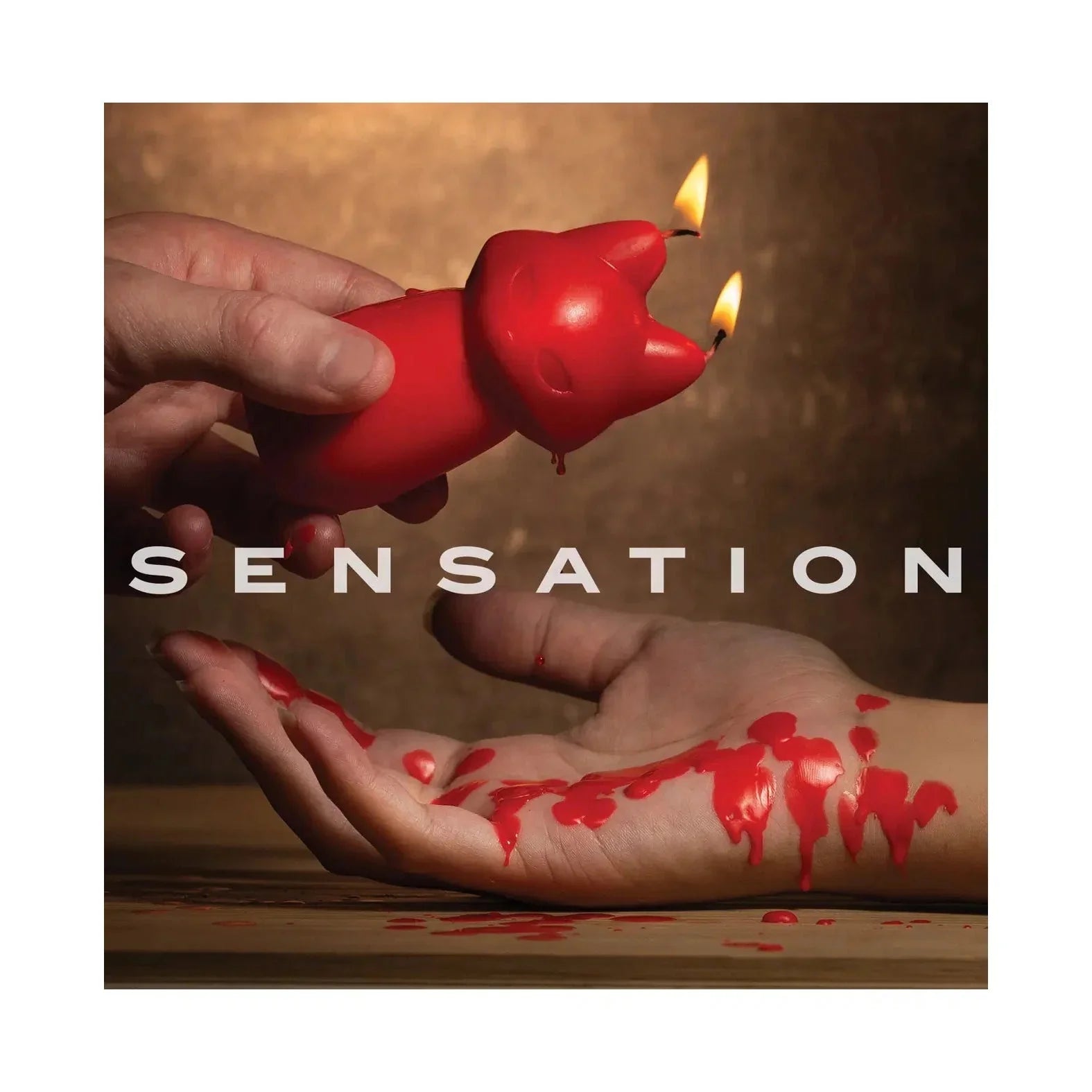 Blush Temptasia Fox Drip Candle