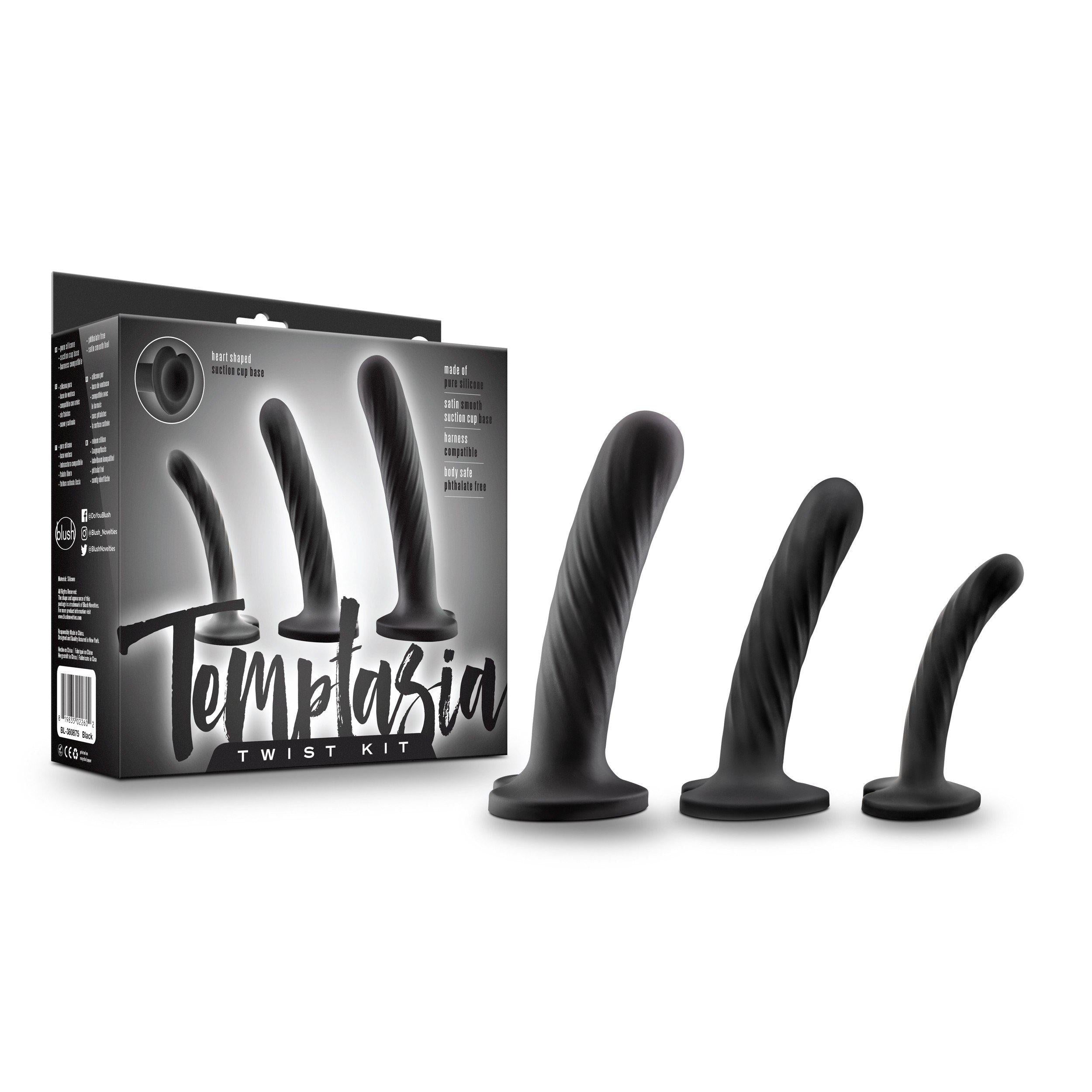 Blush Temptasia Twist Dildo Set for Men