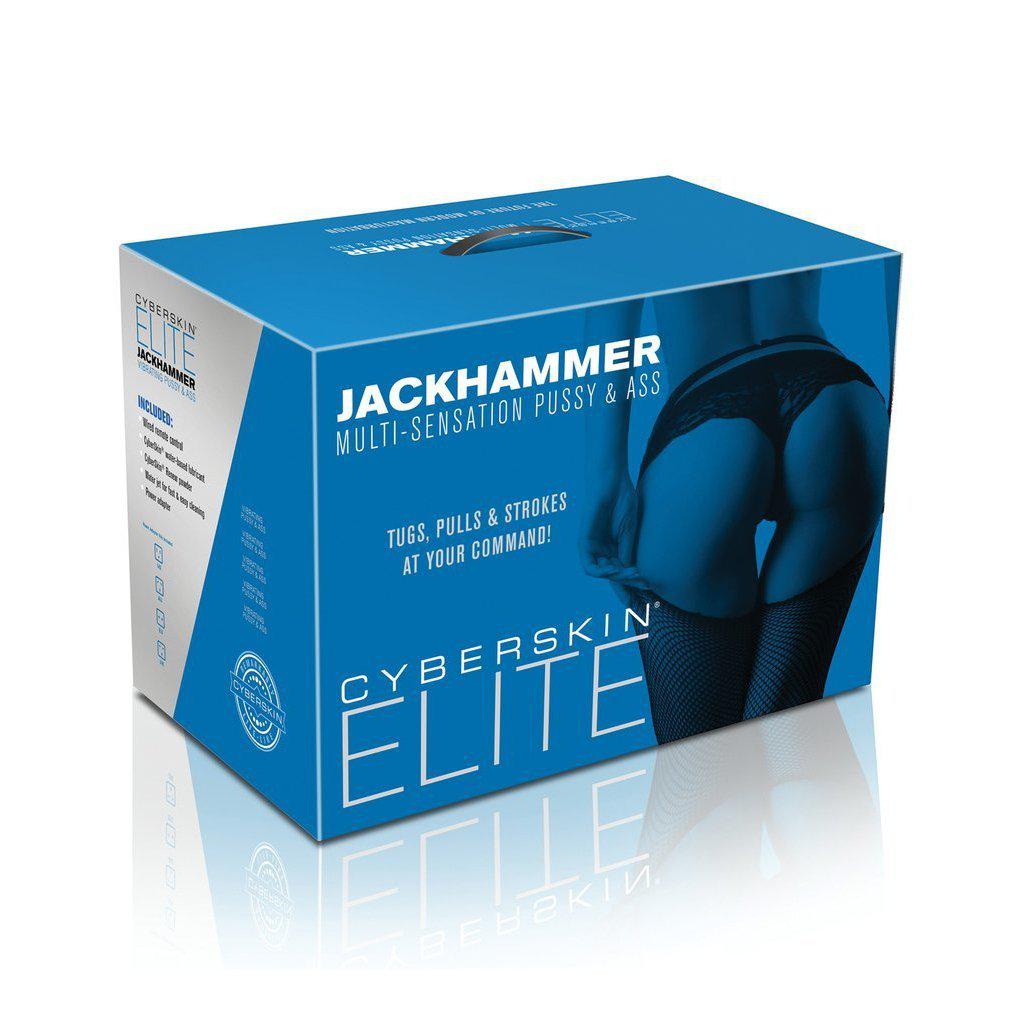 CyberSkin Elite Jackhammer Multi-Sensation Pussy & Ass