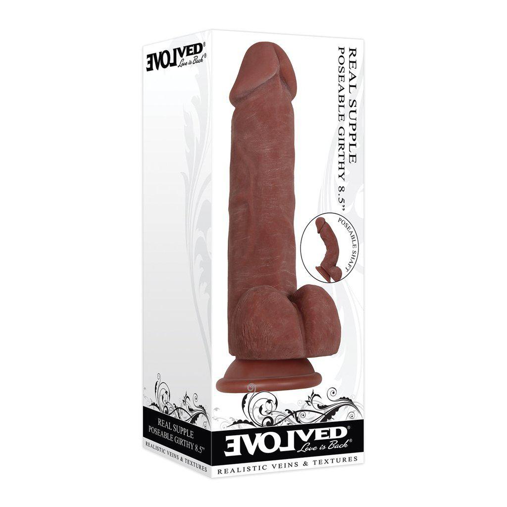 Real Supple 8.5 Inch Girthy Dildo