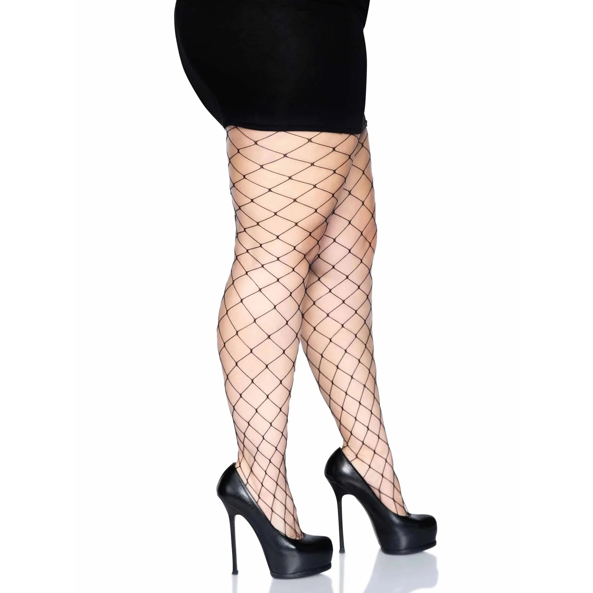 Fence Net Pantyhose - Queen