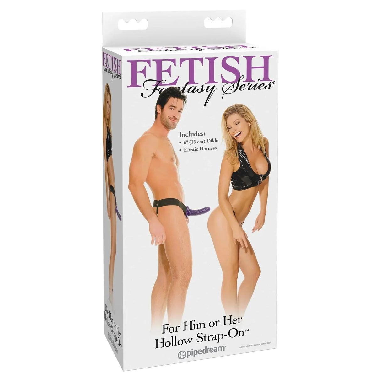 Fetish Fantasy 6 Inch Hollow Silicone Strap On
