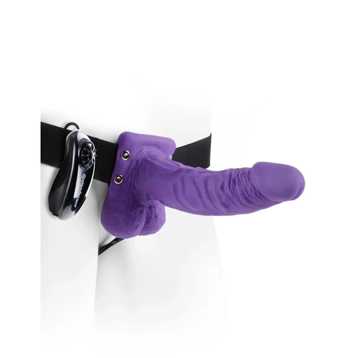 Fetish Fantasy 7 Inch Vibrating Hollow Strap-On