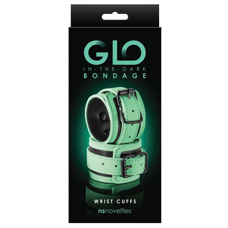 GLO Glow In The Dark Bondage Wrist Cuffs