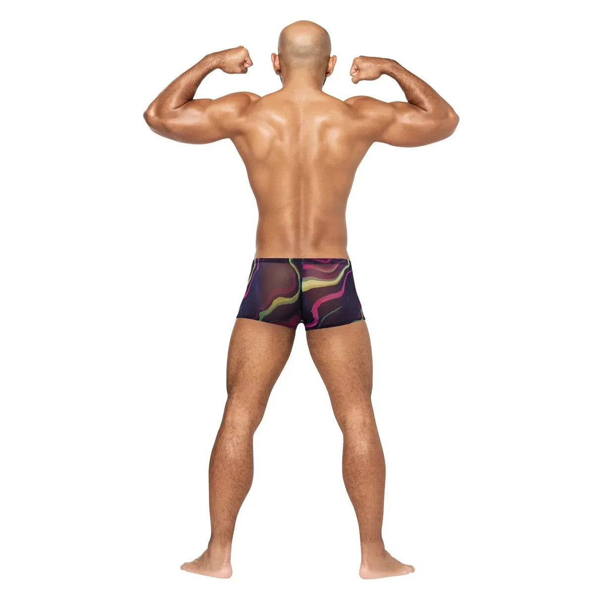 Galactic Sheer Poly Spandex Mini Short