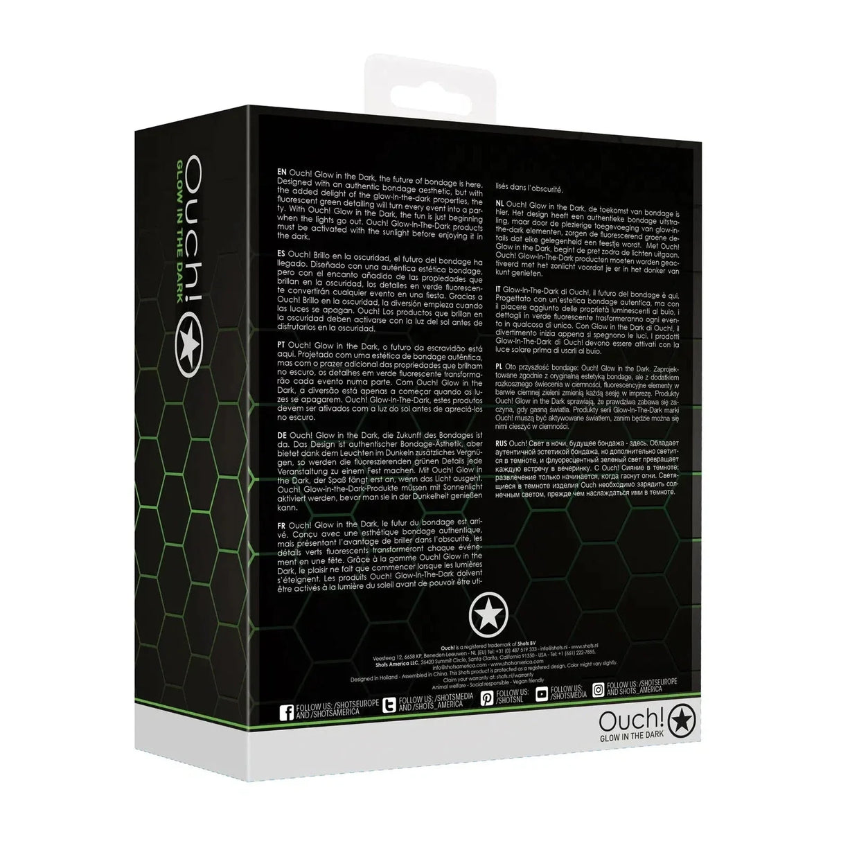 Glow In The Dark Chest Bulldog Harness