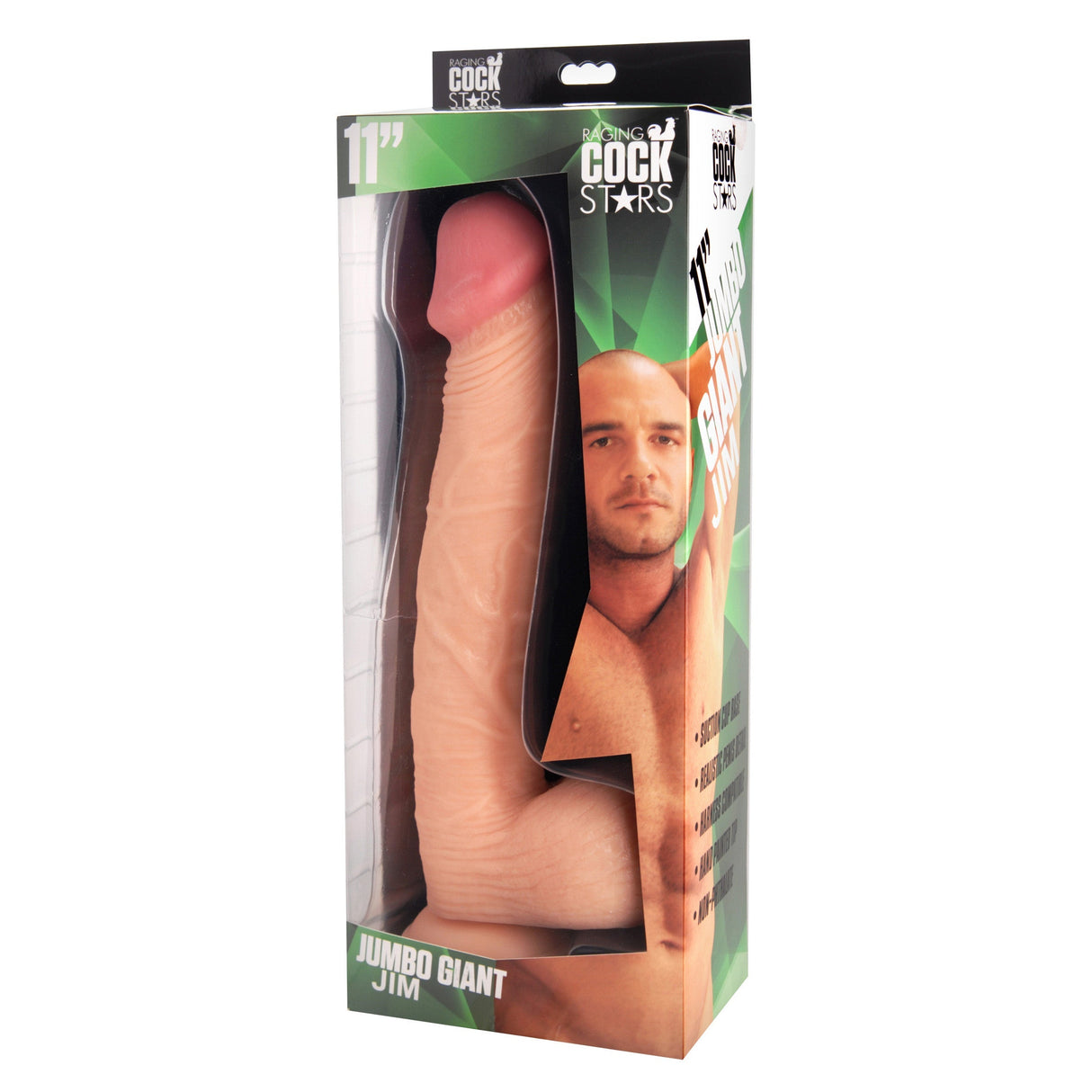 Jumbo Giant Jim 11 Inch Realistic Dildo