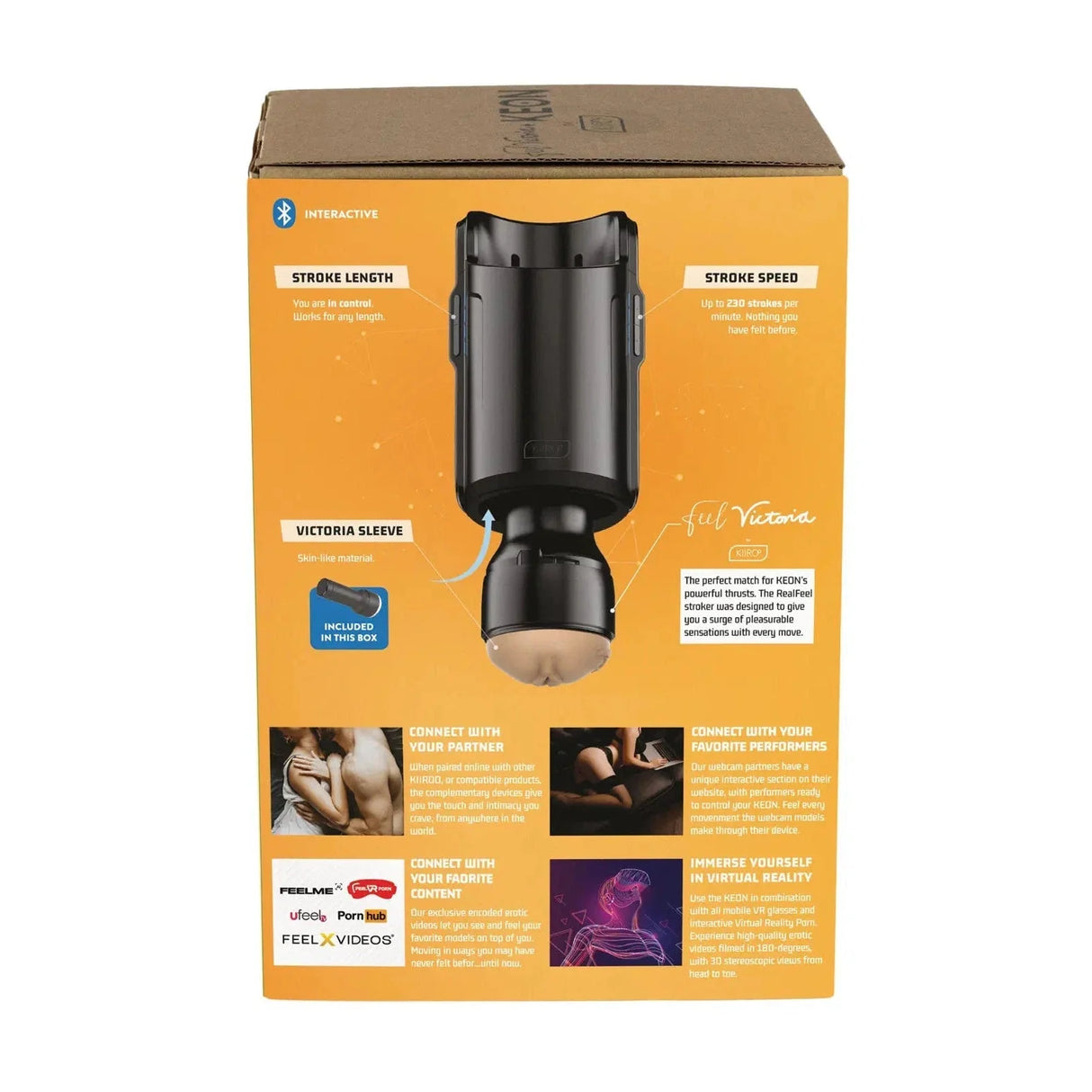 KIIROO Keon Victoria June Auto Stroker Combo Set