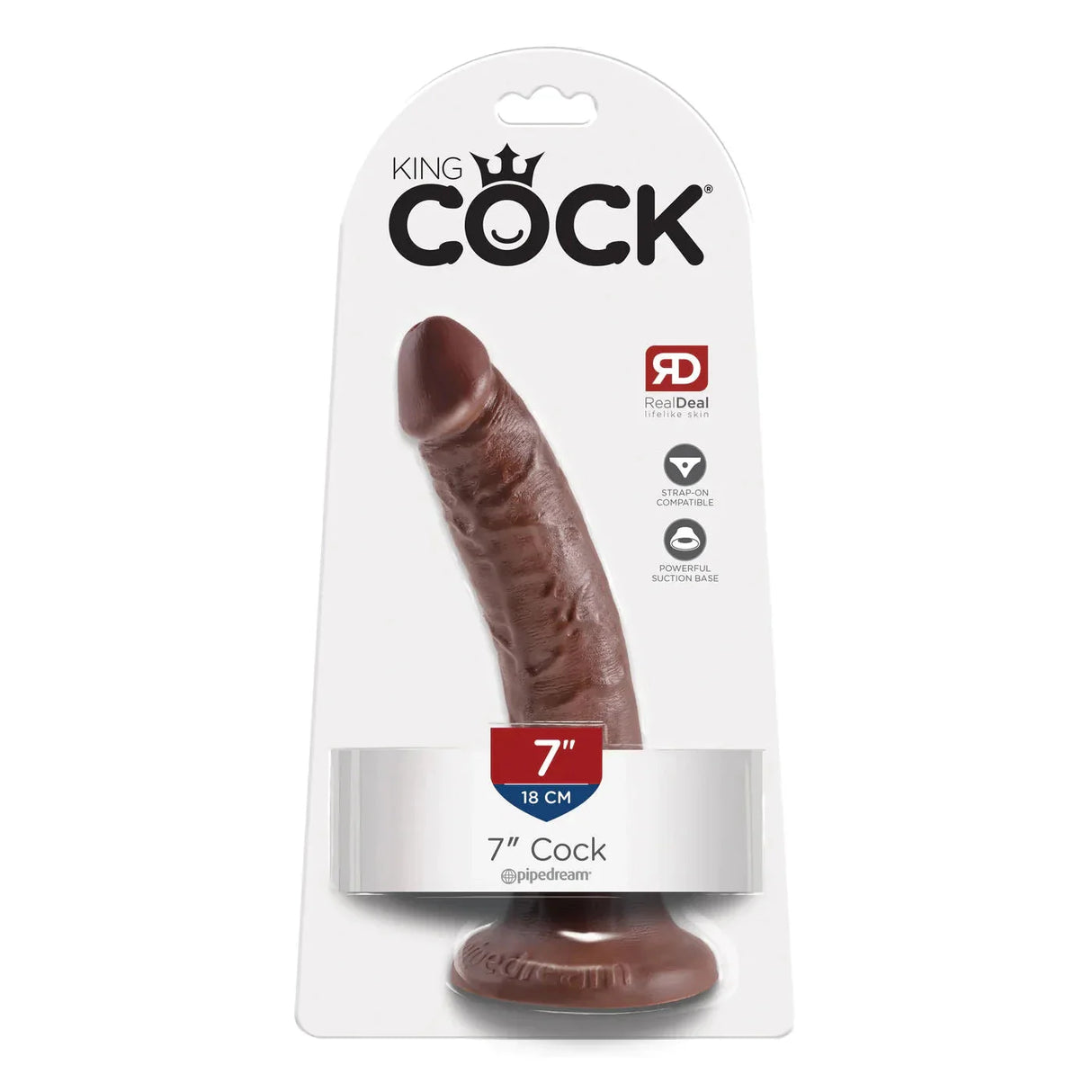King Cock 7 Inch Realistic Feel Dildo