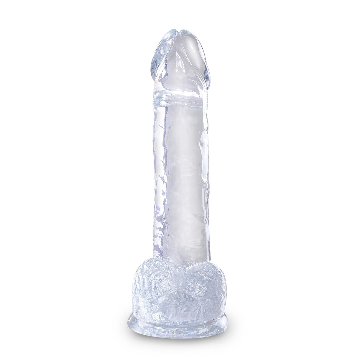 King Cock Clear Dildo with Balls