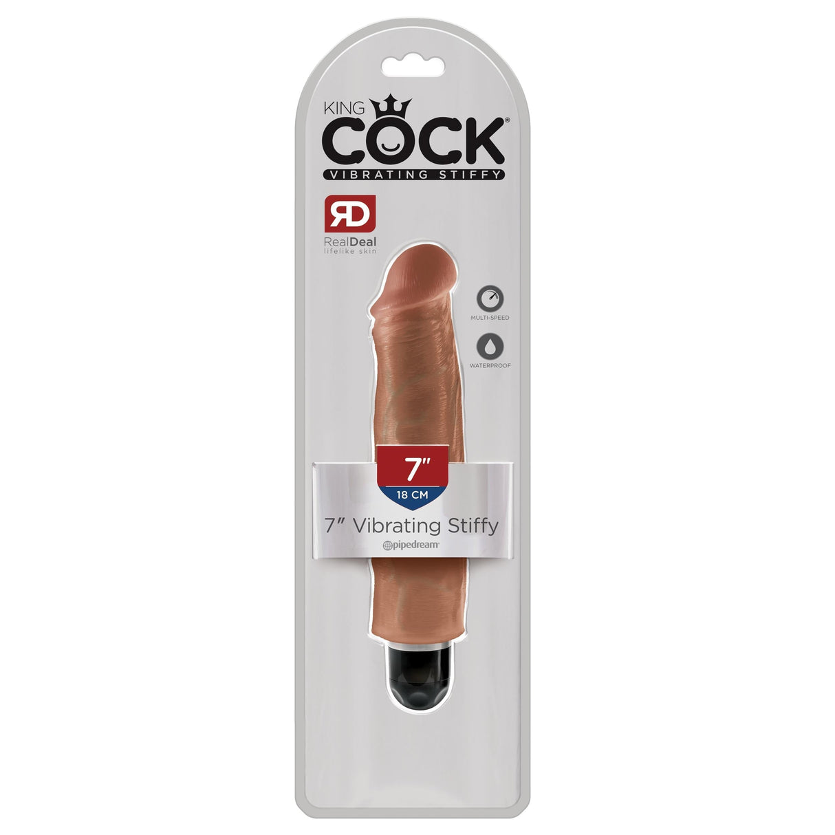 King Cock Vibrating Stiffy Dildo