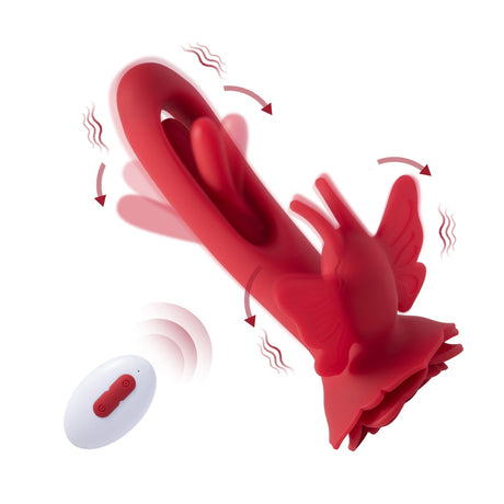 Layla Rosy Butterfly Clit Stimulator