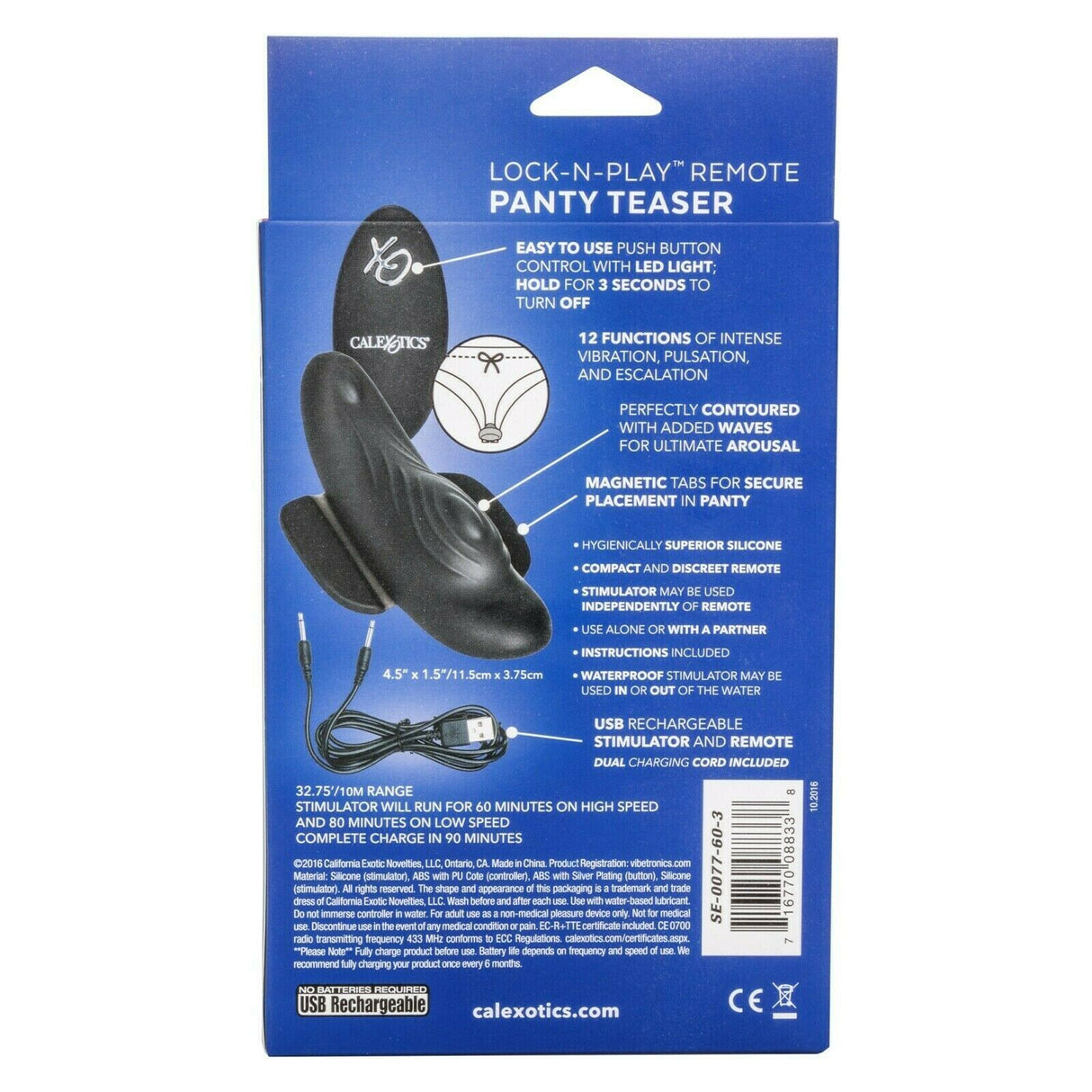 Lock-N-Play Remote Panty Teaser Vibe