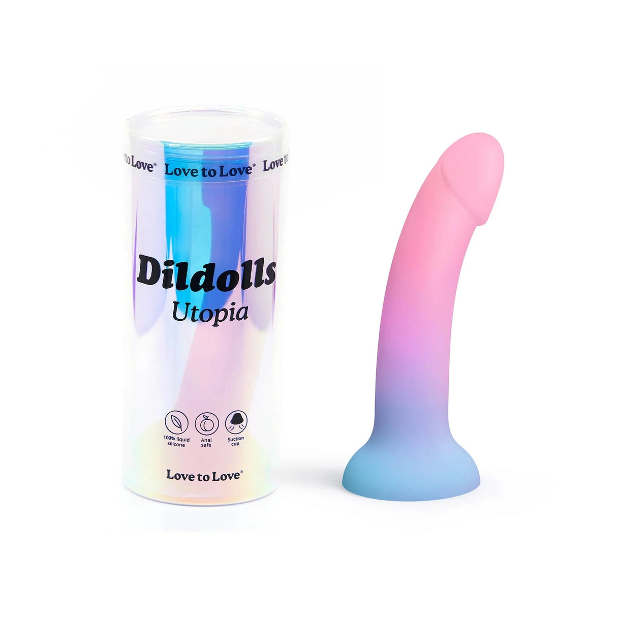 Love to Love Dildolls 7 Inch Silicone Dildo for Harness