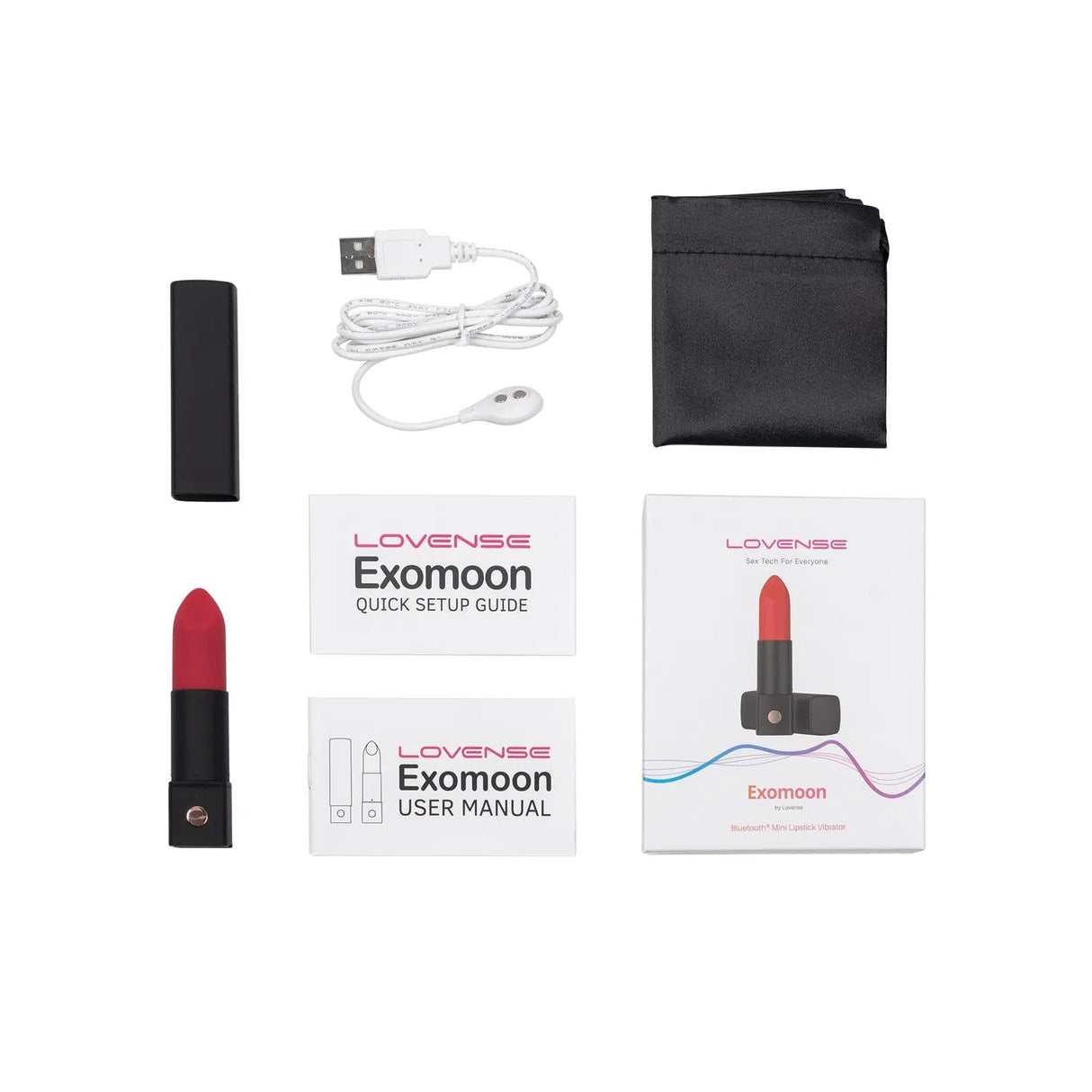 Lovense Exomoon Mini Lipstick Vibrator