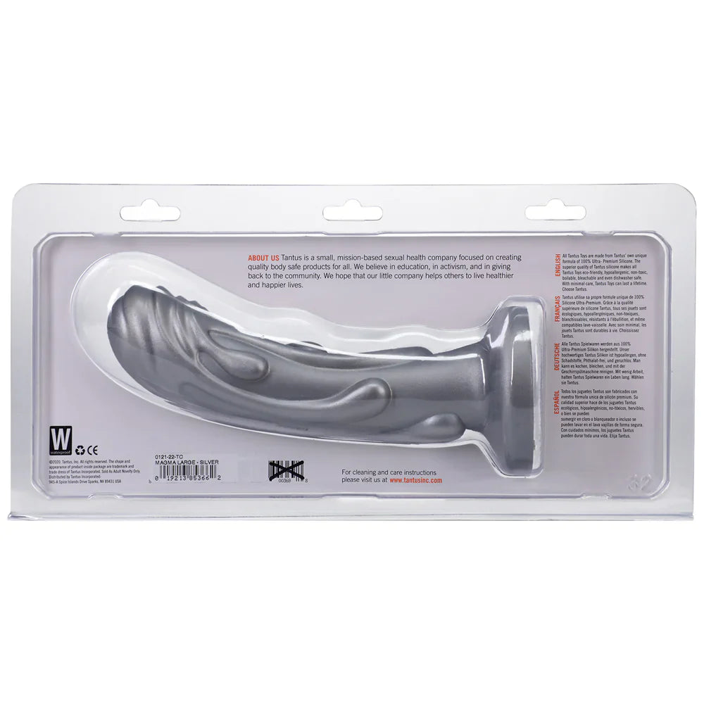 Magma 7 inch Silver Dildo