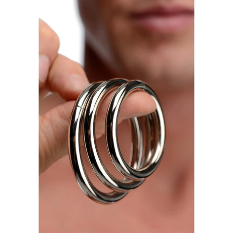 Master Series Trine Steel Cock Ring