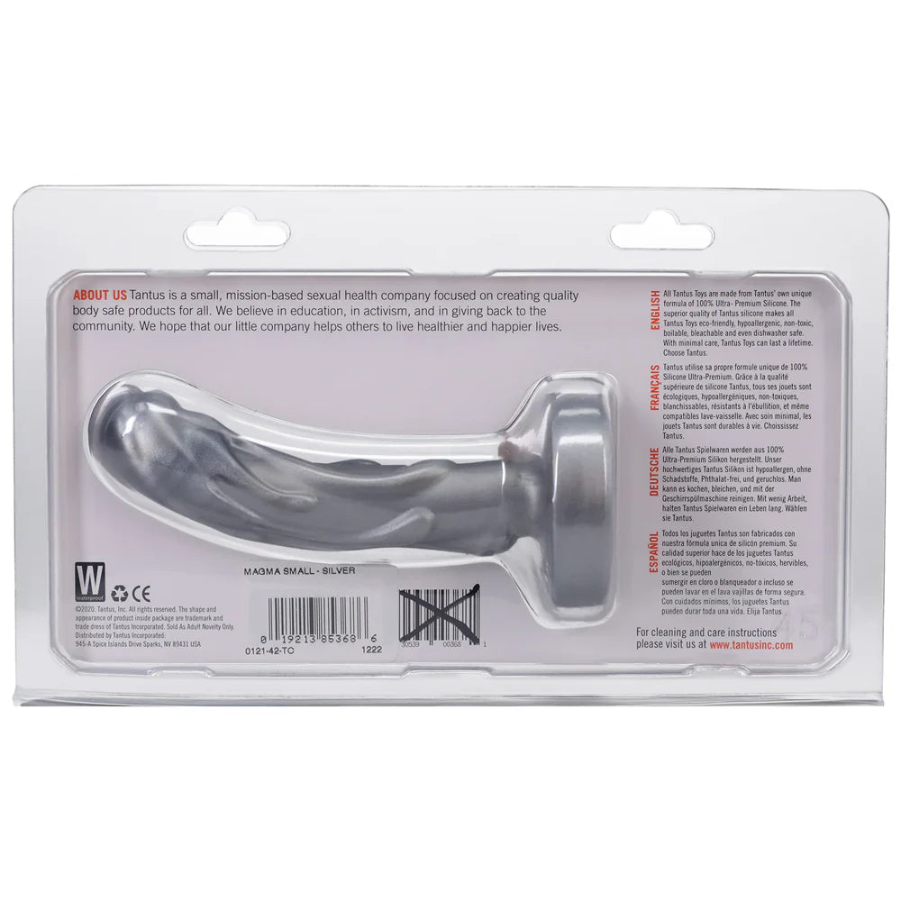 Mini Magma 5 inch Silver Dildo