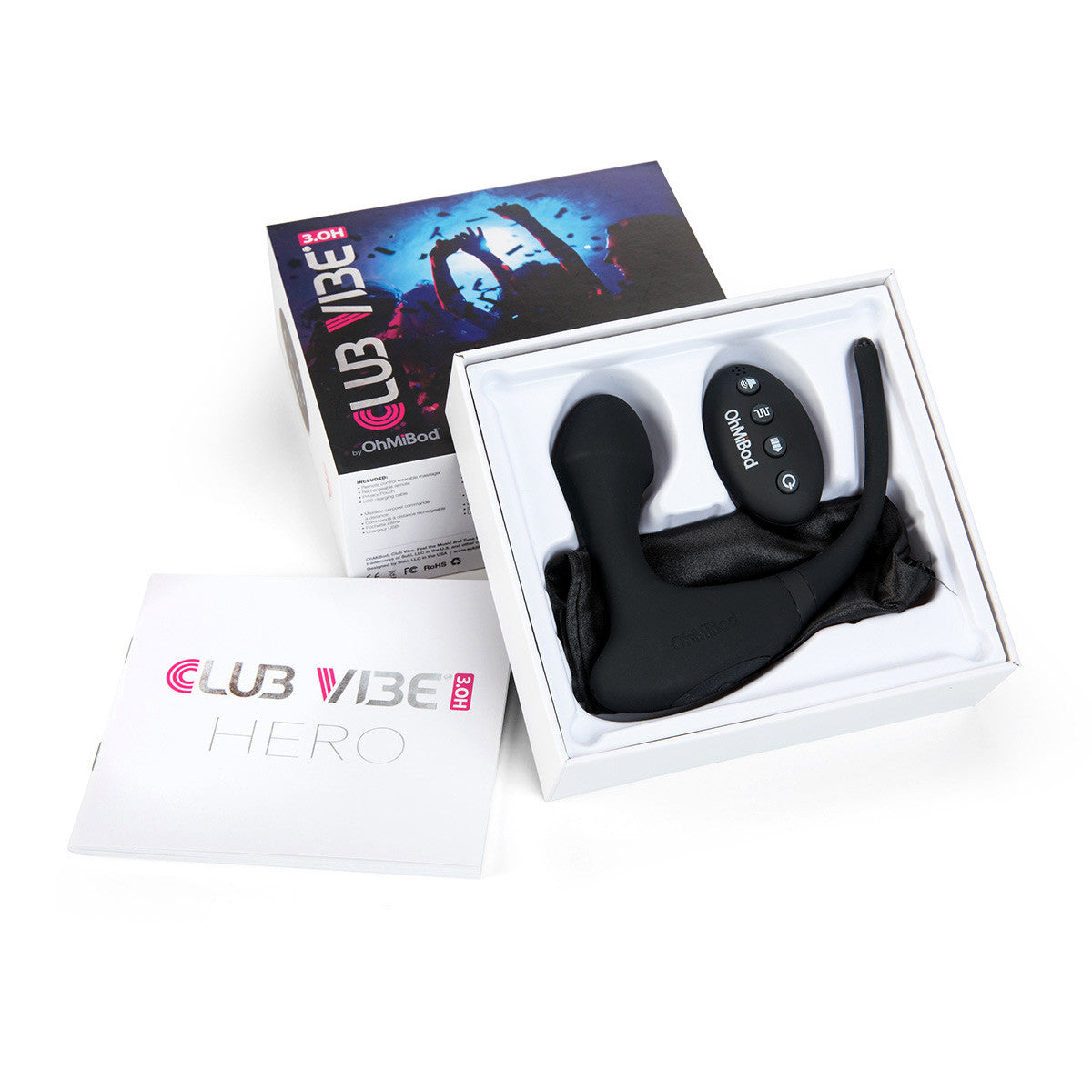 OhMiBod Club Vibe 3.OH Hero Wearable Butt Plug