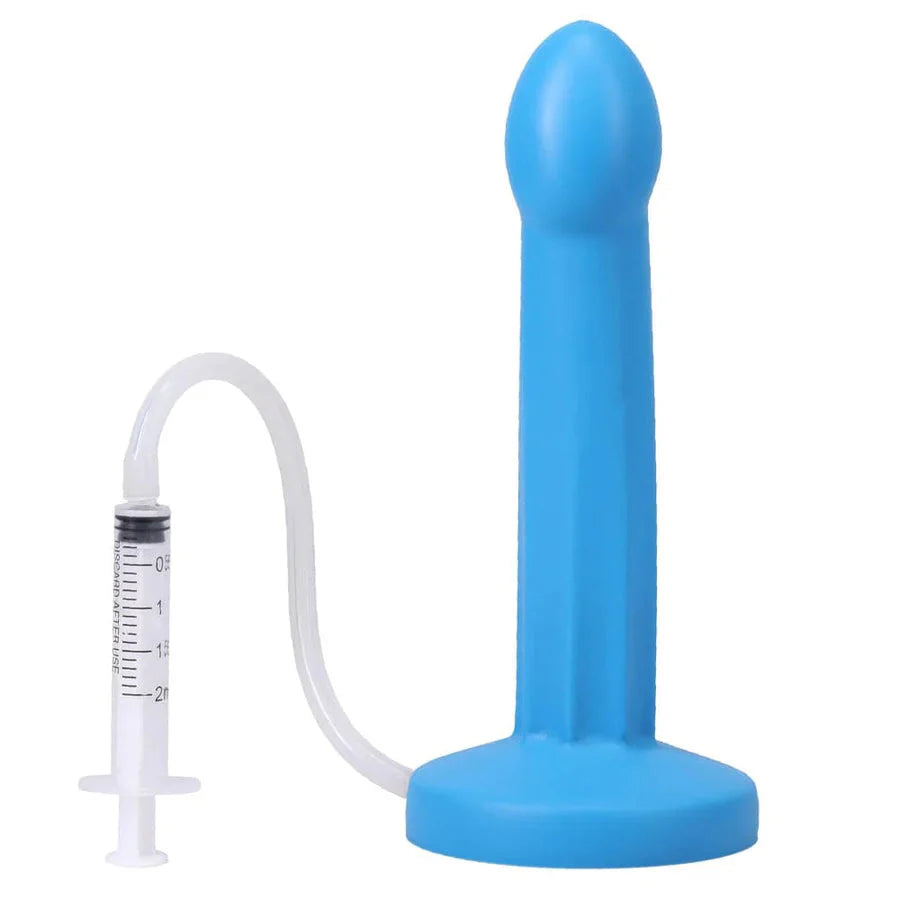 POP Silicone Squirting Dildo - Lagoon