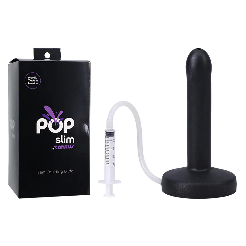 POP Slim Squirting Dildo - Midnight