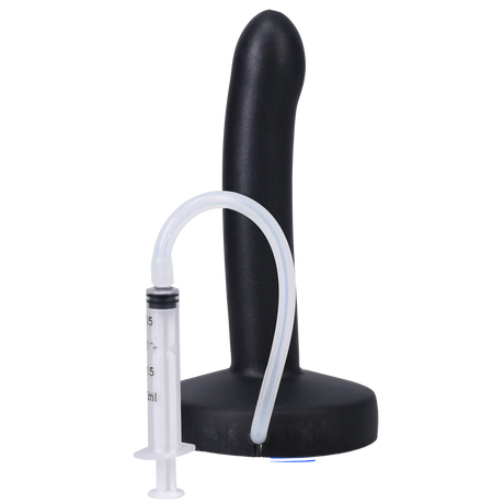 POP Slim Squirting Harness Compatible Dildo - Midnight