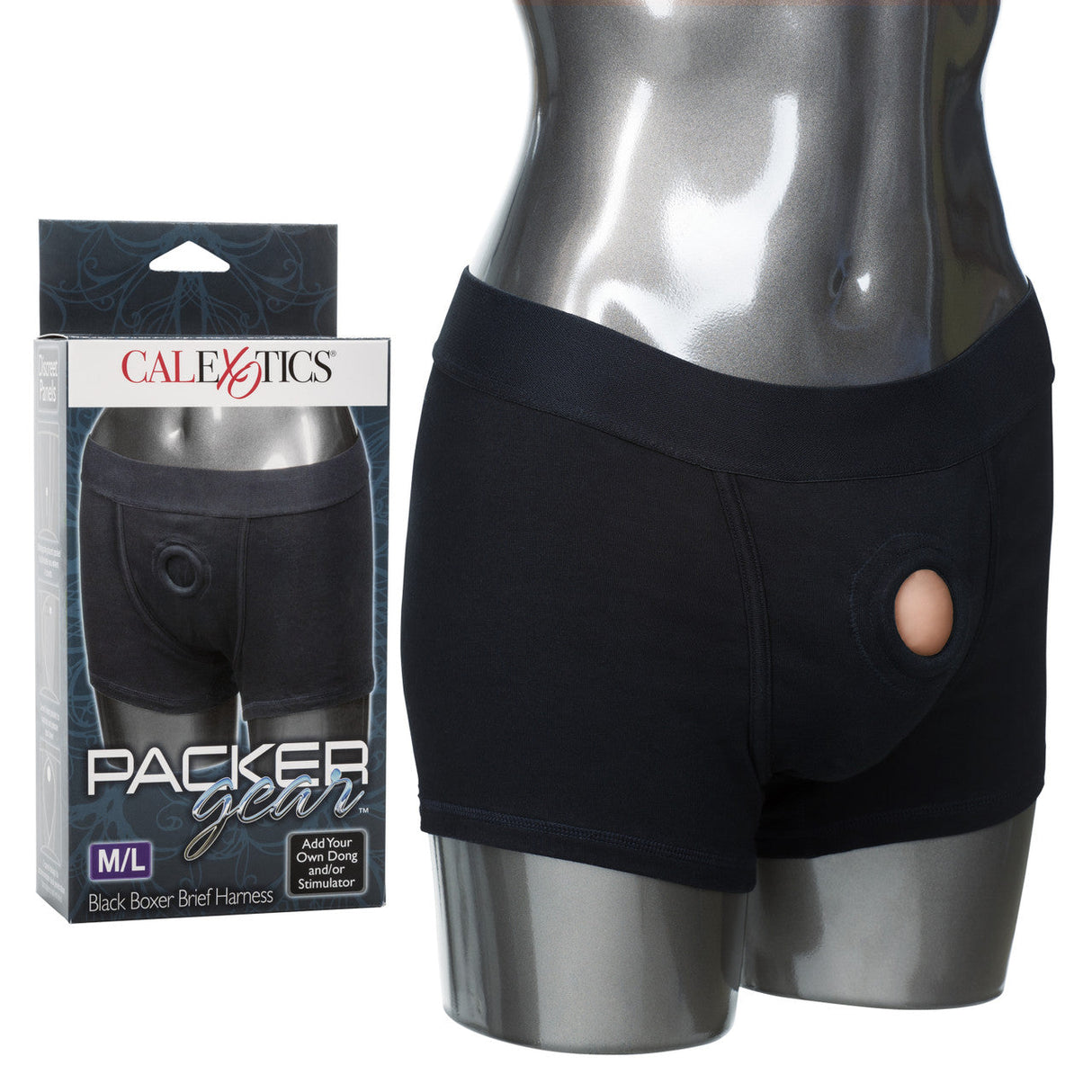 Packer Gear Black Boxer Brief Harness