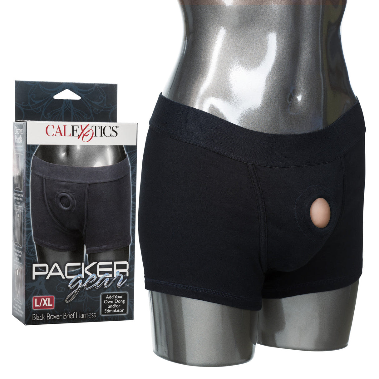 Packer Gear Black Boxer Brief Harness