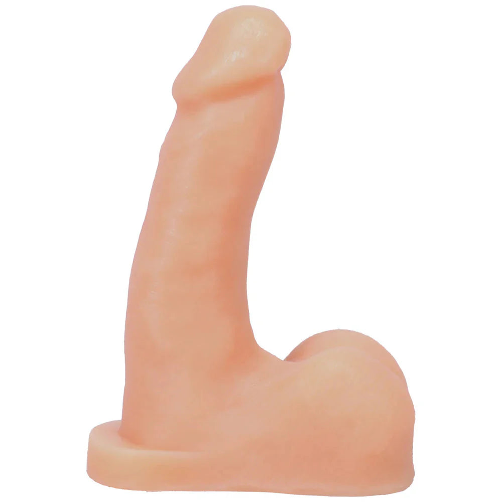 Pop N' Play Silicone Squirting Packer Dildo - Cream