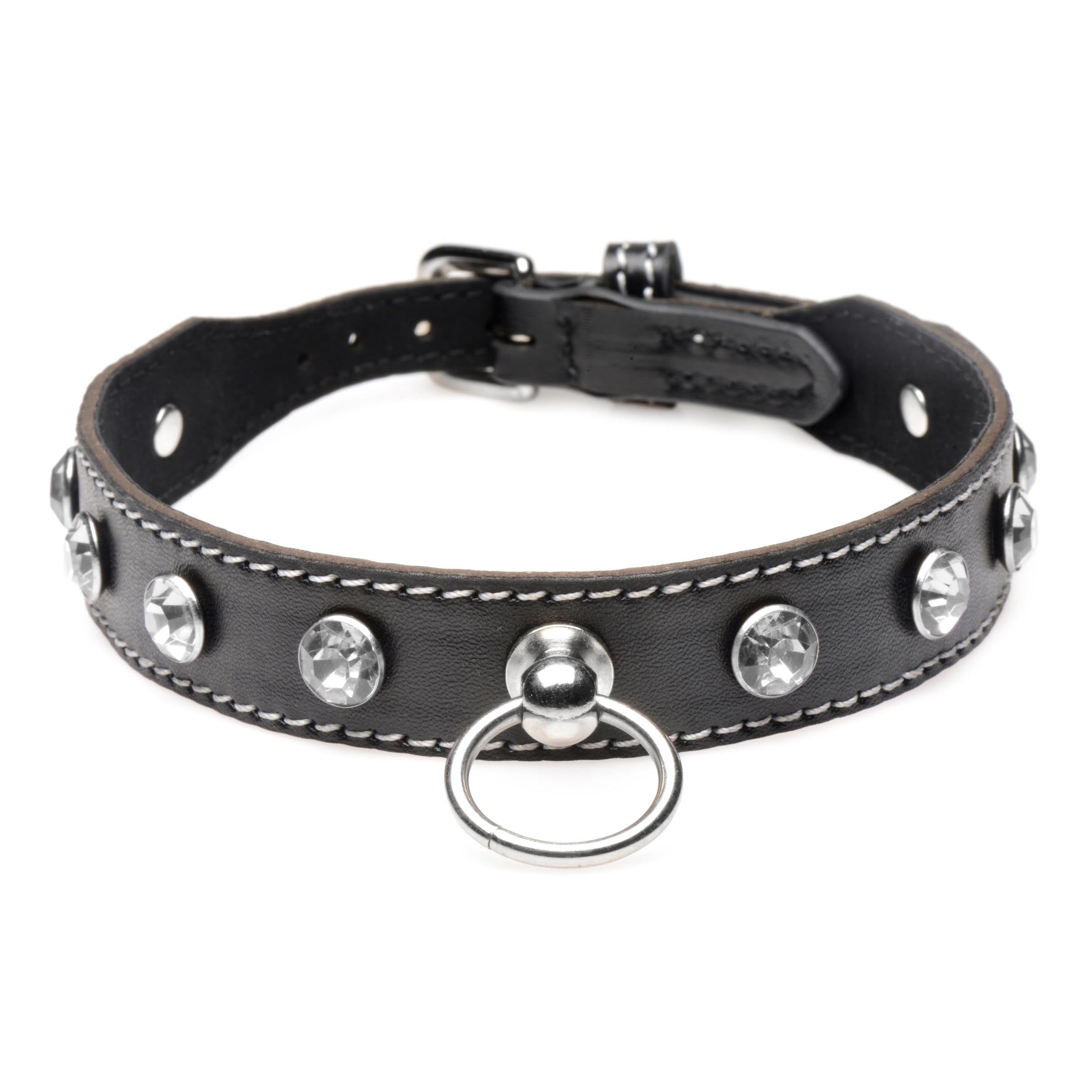 Rhinestone Choker with O-Ring