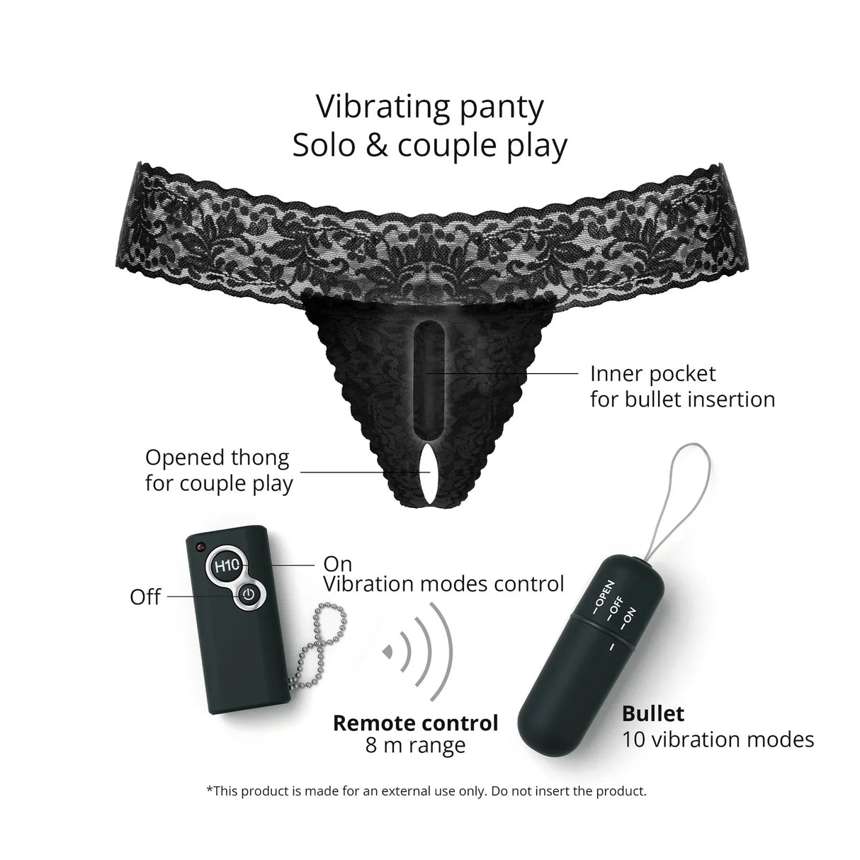 Secret Panty Remote Controlled Vibrating Panties
