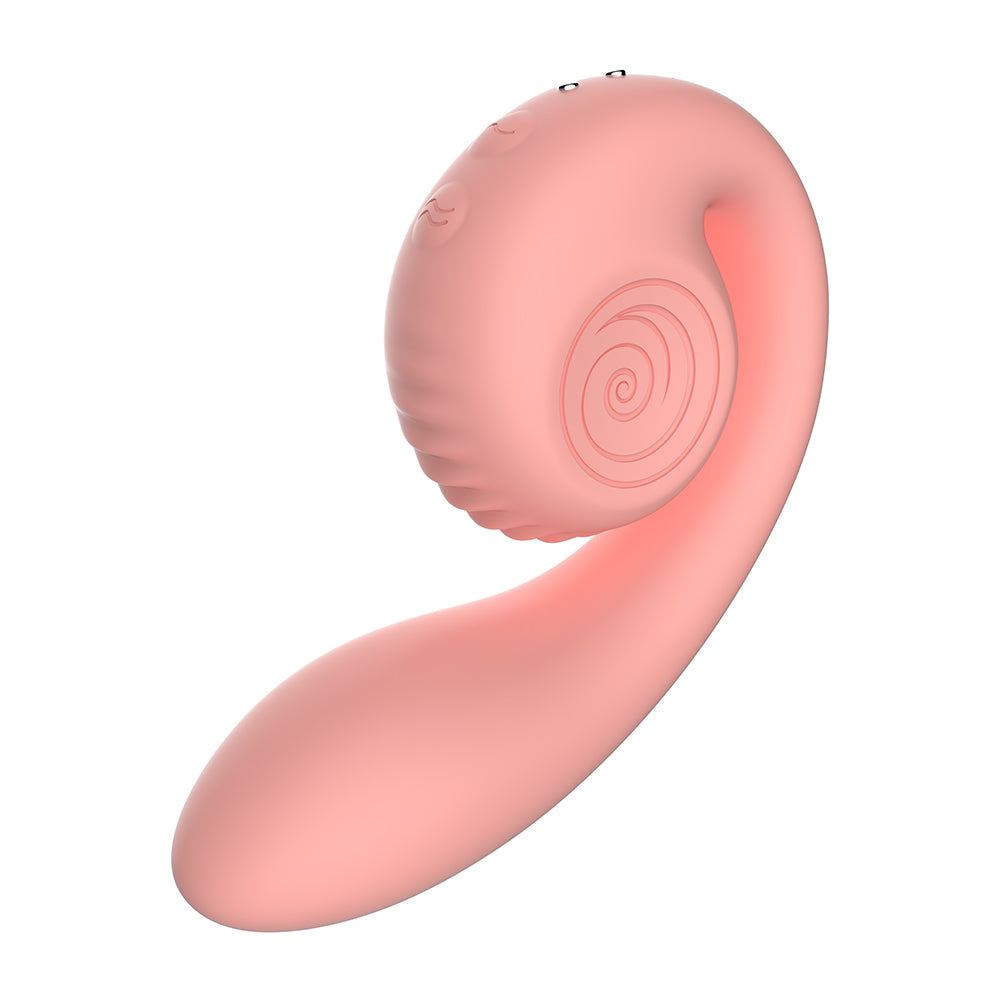 Snail Vibe Gizi Silicone Rechargeable Dual Stimulation Vibrator