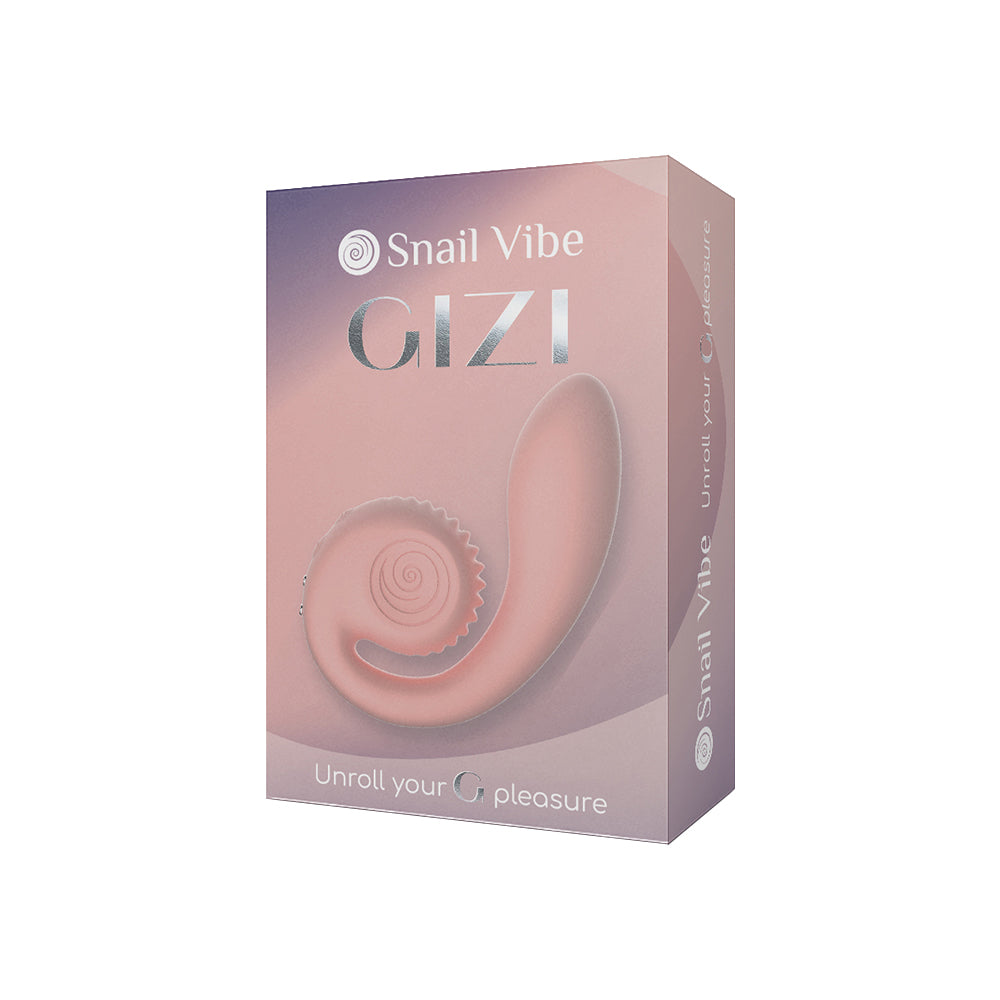 Snail Vibe Gizi Silicone Rechargeable Dual Stimulation Vibrator