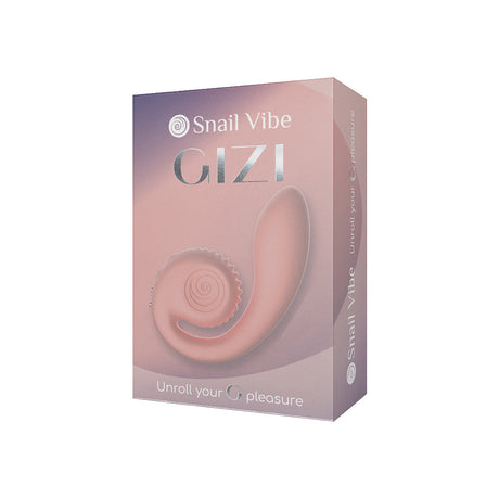Snail Vibe Gizi Silicone Rechargeable Dual Stimulation Vibrator