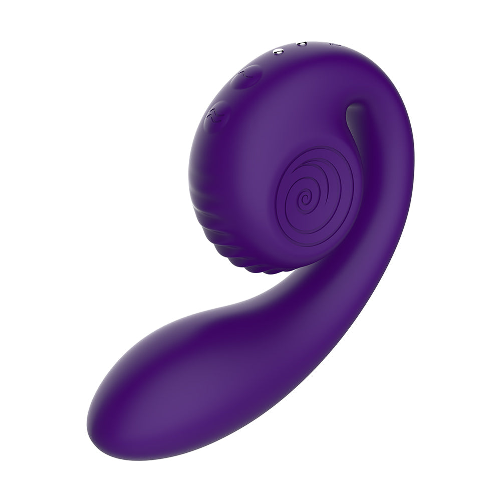 Snail Vibe Gizi Silicone Rechargeable Dual Stimulation Vibrator