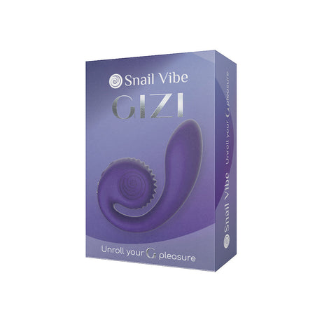 Snail Vibe Gizi Silicone Rechargeable Dual Stimulation Vibrator