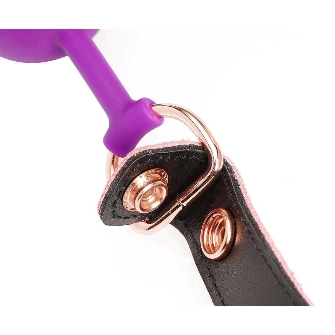 Spartacus Silicone Gag with Leather Lining