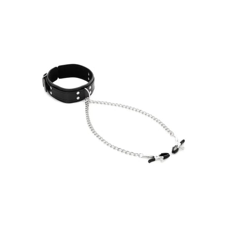 Sportsheets Collar with Nipple Clamps