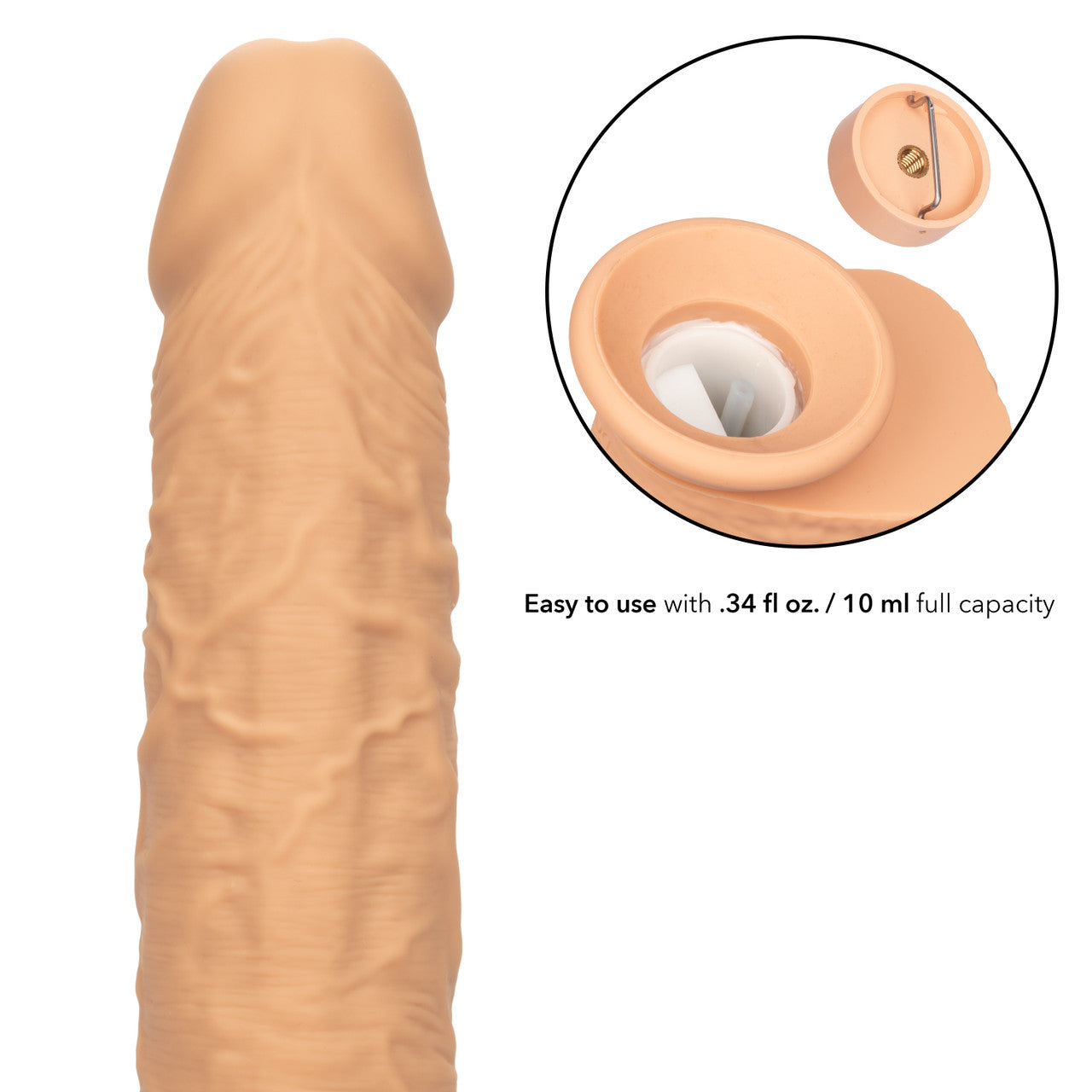 Squirting Fuck Stick 9" Vibrating Silicone Suction Cup Dildo