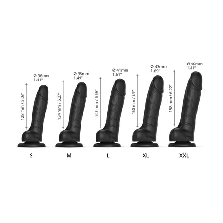 Strap-On-Me Sliding Skin Realistic Dildo - XL