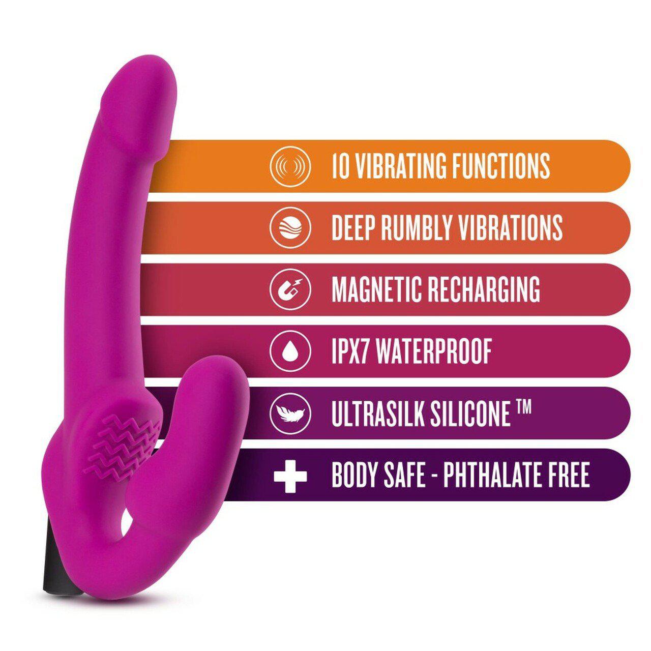 Temptasia Estella Vibrating Strapless Dildo