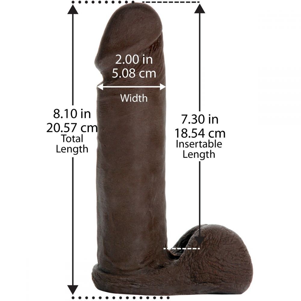 Vac-U-Lock 8 Inch Ultraskyn Dildo