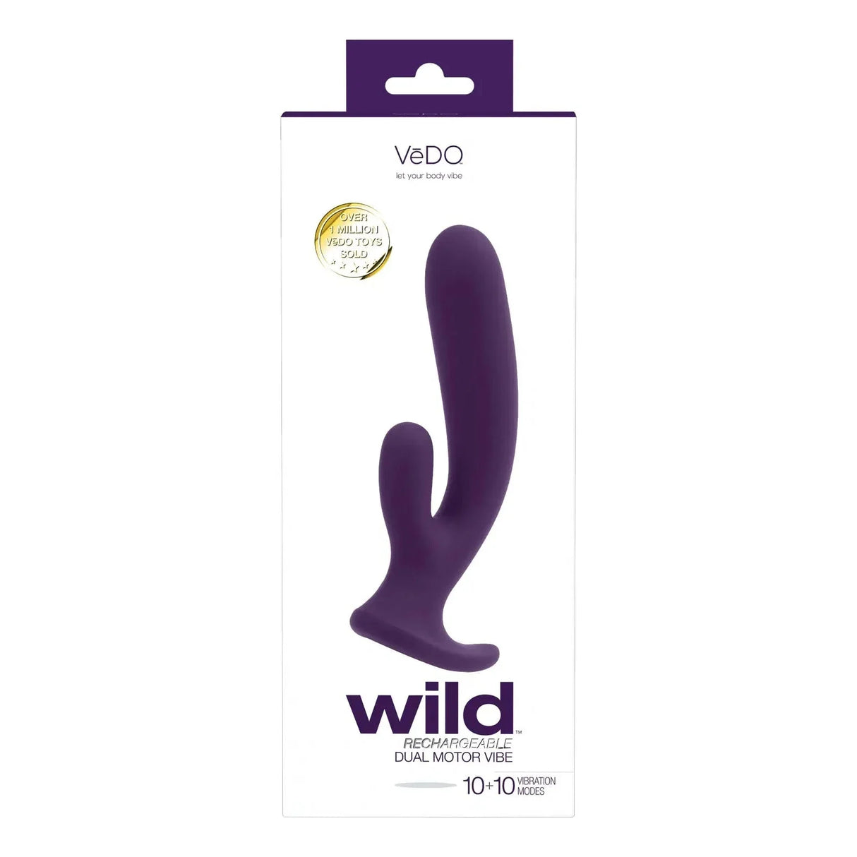 VeDO Wild Rechargeable Dual Stimulation Vibe